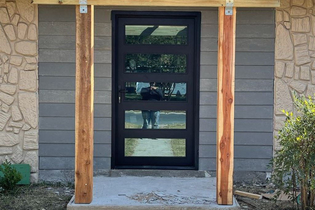 42" x 81" Wrought Iron Front Door San Antonio