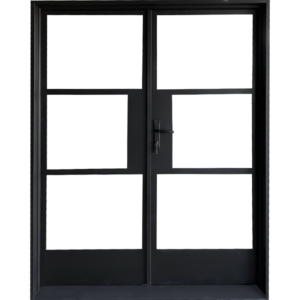 wrought-iron-double-door-60x81-modern-full-light-clear-1