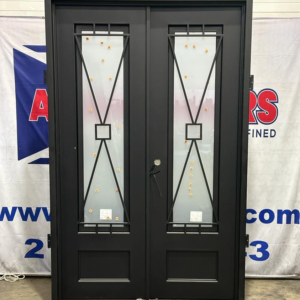 wrought-iron-double-door-60x96-3x4-light-saltire-frosted-2