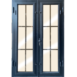 wrought-iron-double-door-60x96-full-light-colonial-grid-clear-2