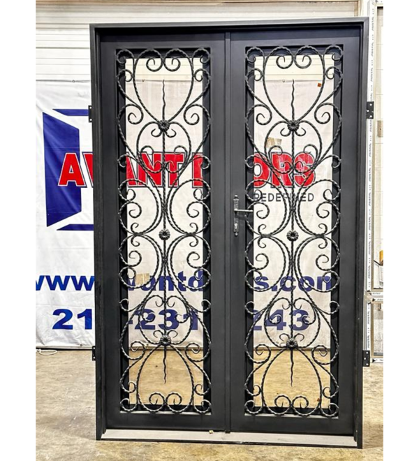 wrought-iron-double-door-61x96-full-light-ornate-scrollwork-clear_1