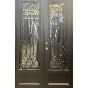 wrought-iron-double-door-61x96-full-light-scrollwork-clear-1