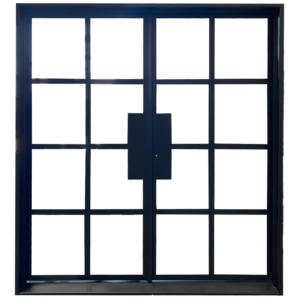 wrought-iron-double-door-72x81-modern-with-divided-light