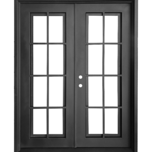 wrought-iron-double-door-72x96-full-light-colonial-grid-clear-1