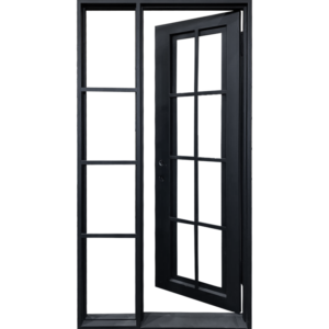 wrought-iron-single-door-48x96-modern-full-light-tinted-with-sidelight_2