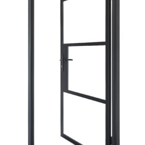 wrought-iron-single-door-36x96-3-light-modern-open